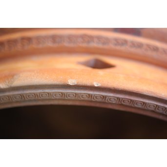 九々鱗 青木木米 素焼/白泥 十六羅漢彩色 涼炉/瓶掛　P192 