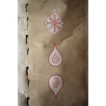 十種神宝/とくさのかんだから 紙本掛軸　Z217 