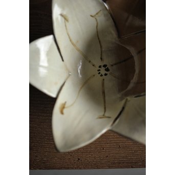 二代 宮川/真葛香山 乾山意 百合花椀 4客　P195 