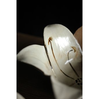 二代 宮川/真葛香山 乾山意 百合花椀 4客　P195 