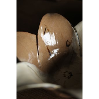 二代 宮川/真葛香山 乾山意 百合花椀 4客　P195 