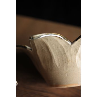 二代 宮川/真葛香山 乾山意 百合花椀 4客　P195 