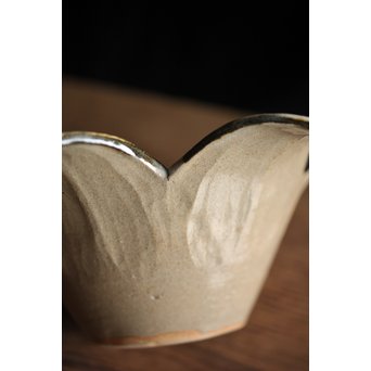 二代 宮川/真葛香山 乾山意 百合花椀 4客　P195 