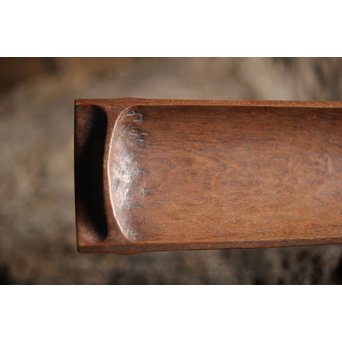 二世 伊藤小平 木彫割竹型 茶合　X239 