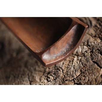 二世 伊藤小平 木彫割竹型 茶合　X239 