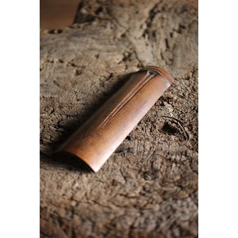 二世 伊藤小平 木彫割竹型 茶合　X239 