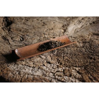 二世 伊藤小平 木彫割竹型 茶合　X239