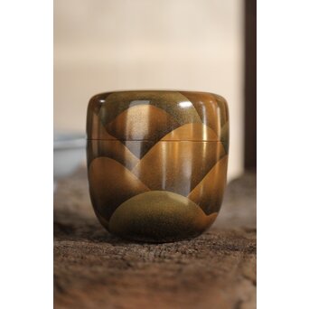 而妙斎極 岡澤起幸 遠山マキエ大棗　Q108 