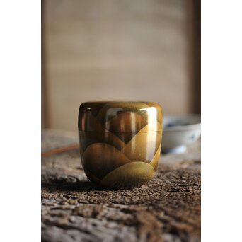 而妙斎極 岡澤起幸 遠山マキエ大棗　Q108 