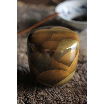 而妙斎極 岡澤起幸 遠山マキエ大棗　Q108 