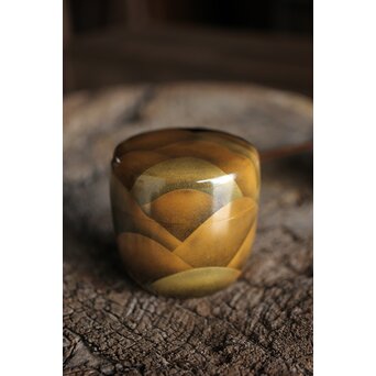 而妙斎極 岡澤起幸 遠山マキエ大棗　Q108 