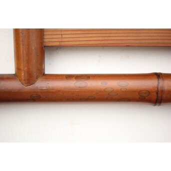 斑竹/支那竹の欄間 2枚1組　R2556 