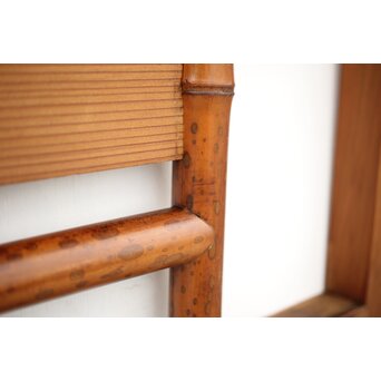 斑竹/支那竹の欄間 2枚1組　R2556 