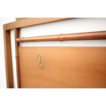 斑竹/支那竹の欄間 2枚1組　R2556 