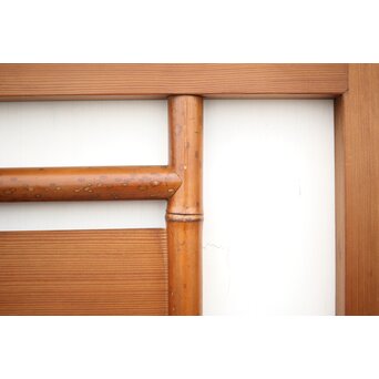 斑竹/支那竹の欄間 2枚1組　R2556 