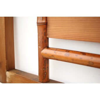 斑竹/支那竹の欄間 2枚1組　R2556 