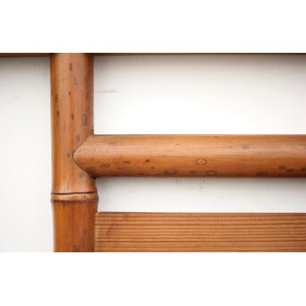 斑竹/支那竹の欄間 2枚1組　R2556 