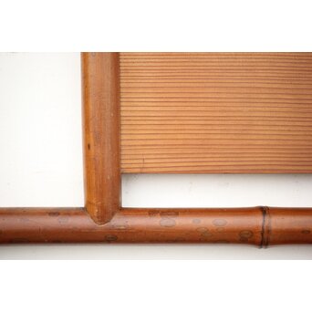 斑竹/支那竹の欄間 2枚1組　R2556 