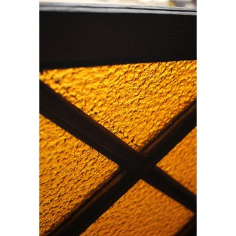 オレンジプレス色ガラス 明り取り/欄間 2枚1組　GD1281 