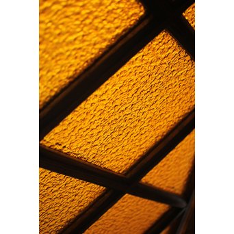 オレンジプレス色ガラス 明り取り/欄間 2枚1組　GD1281 