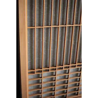 雲竜ガラス 白木書院 2枚1組　R2564 