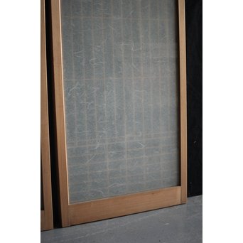 雲竜ガラス 白木書院 2枚1組　R2564 