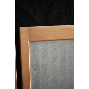 雲竜ガラス 白木書院 2枚1組　R2564 