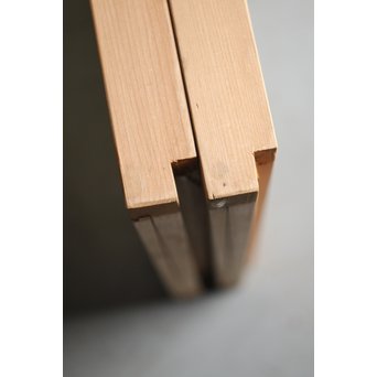 雲竜ガラス 白木書院 2枚1組　R2564 