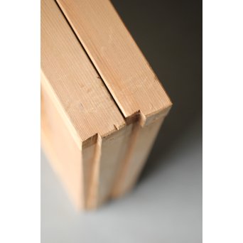 雲竜ガラス 白木書院 2枚1組　R2564 