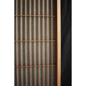 雲竜ガラス 白木書院 2枚1組　R2564 