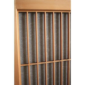 雲竜ガラス 白木書院 2枚1組　R2564 