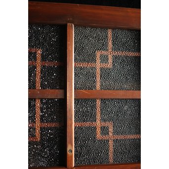 プレスガラスのレトロドア　GD1282 