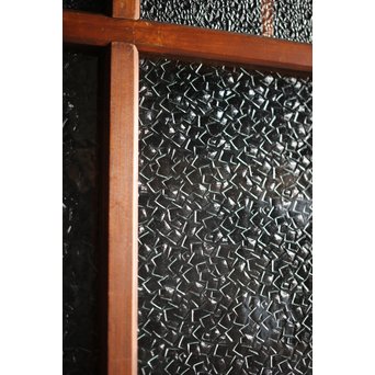 プレスガラスのレトロドア　GD1282 