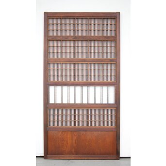 障子枠付 変則格子戸　L1027 