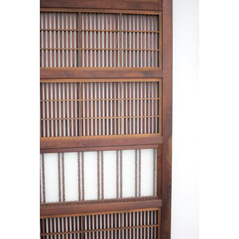 障子枠付 変則格子戸　L1027 