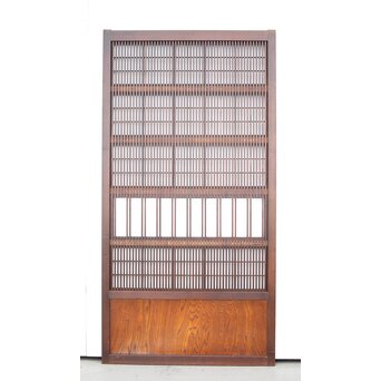 障子枠付 変則格子戸　L1027