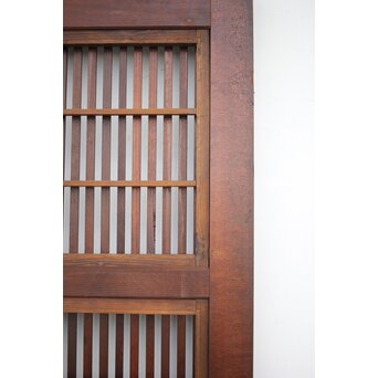 障子枠付 変則格子戸　L1027 