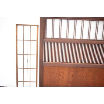 障子枠付 変則格子戸　L1027 