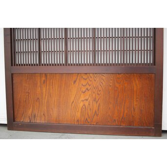 障子枠付 変則格子戸　L1027 