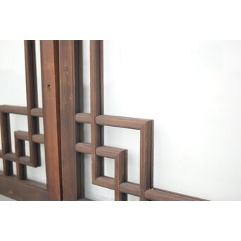 アールデコ調　クリア硝子戸/窓 2枚1組　GD1283Y 