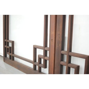 アールデコ調　クリア硝子戸/窓 2枚1組　GD1283Y 