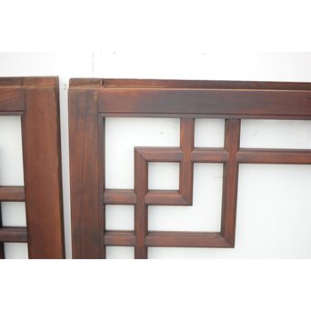 アールデコ調　クリア硝子戸/窓 2枚1組　GD1283Y 