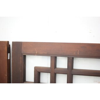 アールデコ調　クリア硝子戸/窓 2枚1組　GD1283Y 