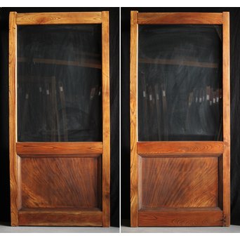 欅クリアガラス大型硝子戸 2枚1組　GD1284