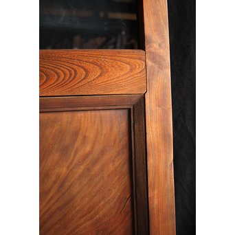 欅クリアガラス大型硝子戸 2枚1組　GD1284 