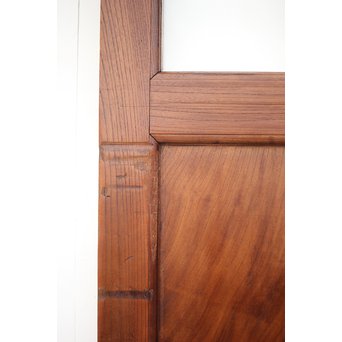 総欅 ガラス格子蔵戸　W991 