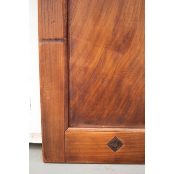 総欅 ガラス格子蔵戸　W991 