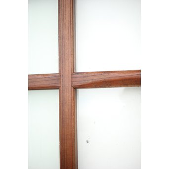 総欅 ガラス格子蔵戸　W991 