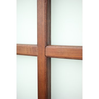 総欅 ガラス格子蔵戸　W991 