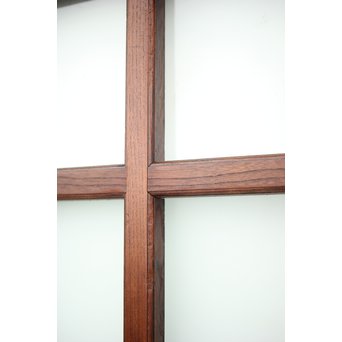 総欅 ガラス格子蔵戸　W991 